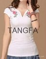 2014 Chinese trend women's short-sleeved cotton T-Shirt
