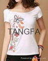 2014 Chinese trend women's short-sleeved cotton T-Shirt 5