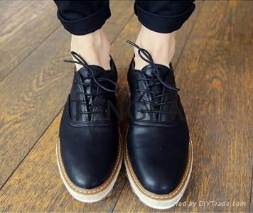 2014 Fall New England men's fashion casual shoes platform shoes personality  3