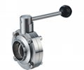 Hygienic Welding butterfly valve