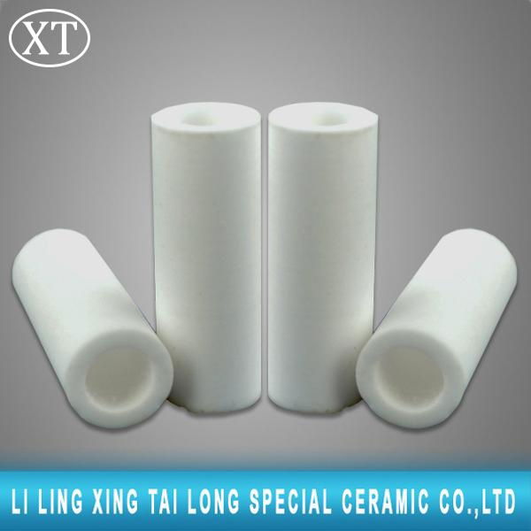 High temperature resistance excellent insulating 4 holes alumina ceramic tube 2