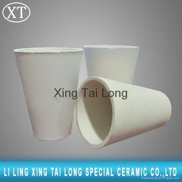 Metals Melting And Gold Assaying Fire Clay Ceramic Fire Assay Crucibles 