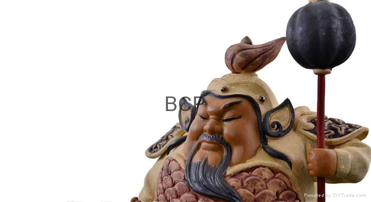 Pottery craft home protection decor Door Gods 4