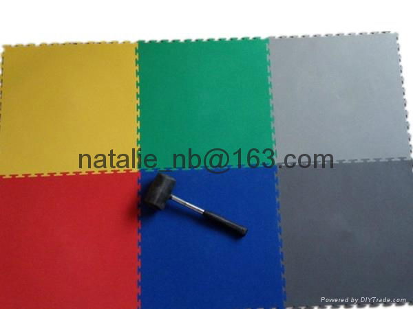 pvc interlocking floor tiles