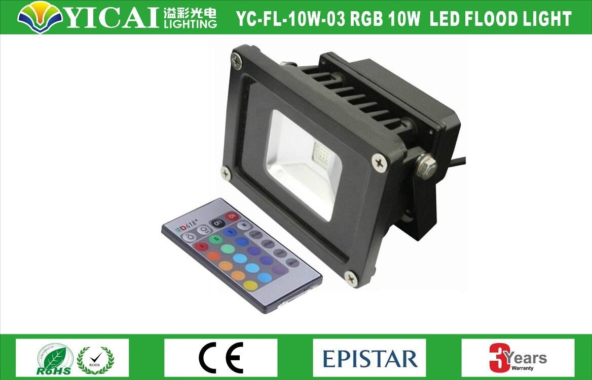 10W RGB LED Flood light