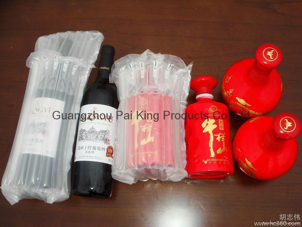 Cushion Air Column Bag for wine bottle