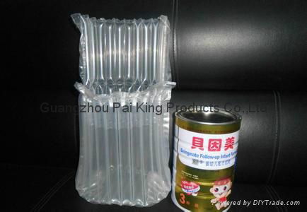 Customizable Inflatable Air Column Bag for Packaging Milk Cans