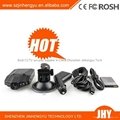Hot-sellingHD  H198 car dvr 2.5inch with infrared radiation external mini camera 2