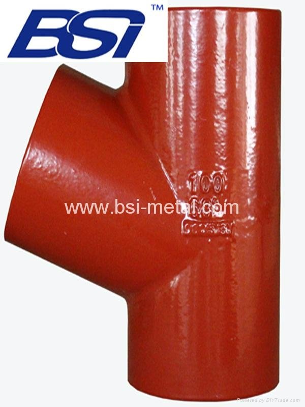 SML EN877 CAST IRON EPOXY PIPE Fitttings--BeiSai 5