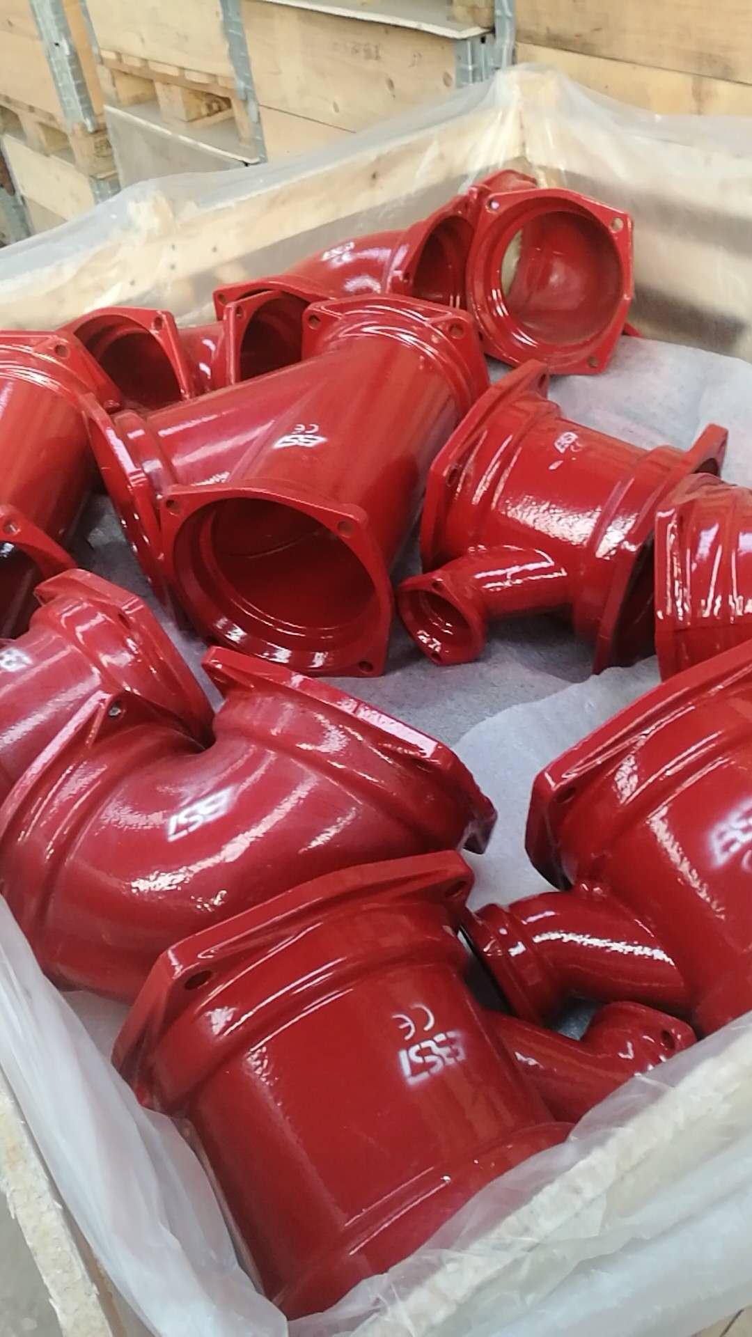 EN877 CAST IRON EPOXY PIPE FitttingsBeiSai DN40DN300 BSI (China