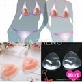 Triangel Silicone Bikini Enhancer Swimsuit Bra Insert Breast Pad 