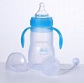 防胀气硅胶奶瓶