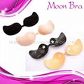 New design Moon shaped adhesive bra 