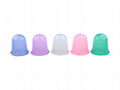 Health care products transparent silicone massage facial cupping