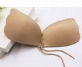 Sexy plus size bra set silicone bra