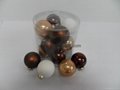 Hanging Christmas Tree Baubles Hanging Glass Ornaments 4