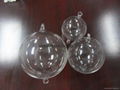 Decoration Christmas Glass Ball With Two Hooks 4