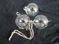 Decoration Christmas Glass Ball With Two Hooks 2