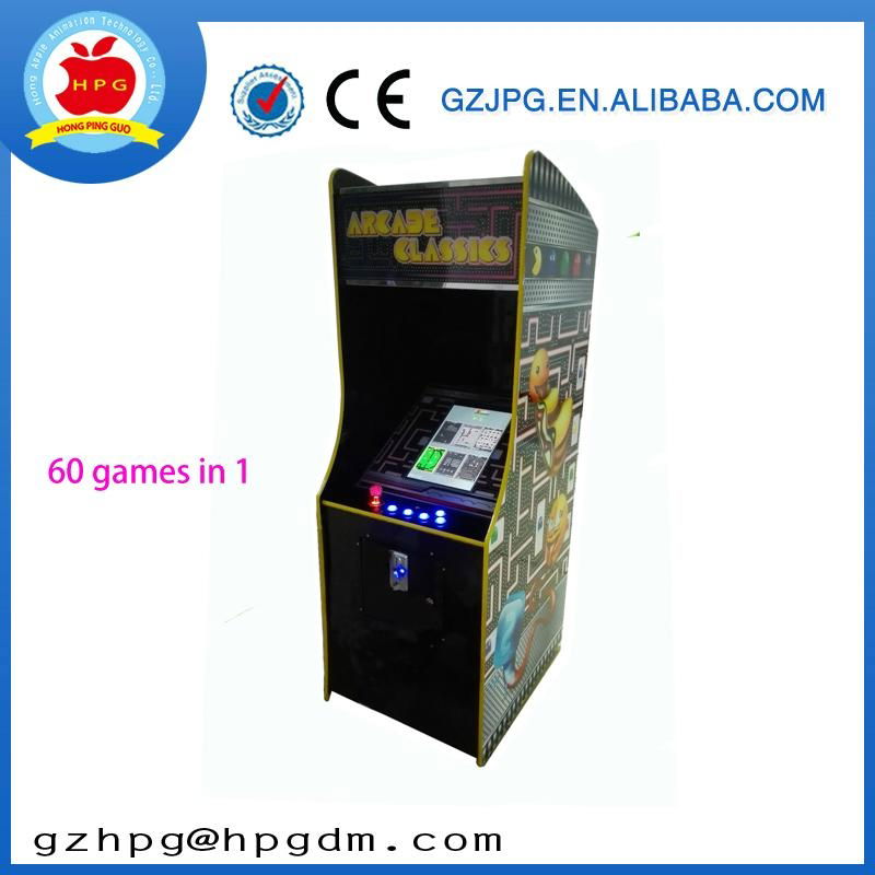 Classic arcade game machine with 60 games in 1