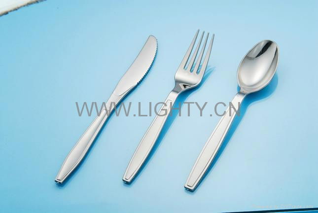 Plastic Silver Cutlery