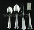 Plastic Silver Cutlery 3