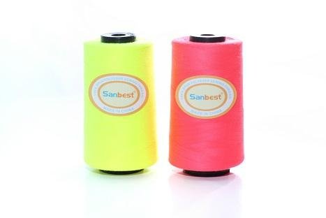 Poly/Poly Corespun Sewing Thread with Excellent Abrasion Resistance