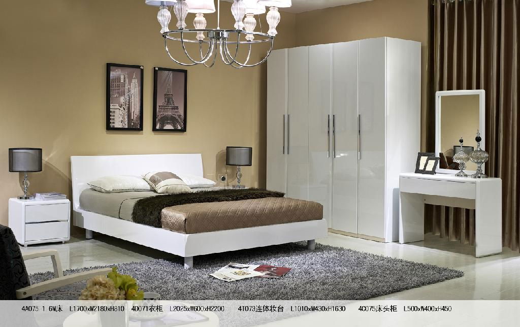 New Bedroom Furniture High gloss Bed