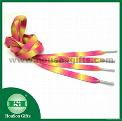 Custom color print shoelace wholesale