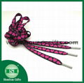 Custom color print shoelace wholesale 3