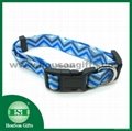 Custom print soft colorful dog collar pet leash 1