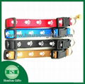 Custom print soft colorful dog collar pet leash 3