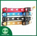 Custom print soft colorful dog collar pet leash 5