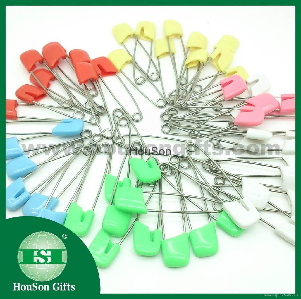 Plastic head safety pin 5