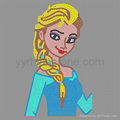 Frozen Anna Elsa  Rhinestone transfers Motif For Tshirts 