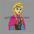 Frozen Anna Elsa  Rhinestone transfers Motif For Tshirts 