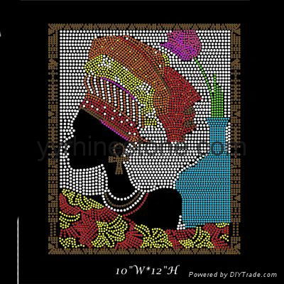 Black Girls Rock Hotfix Motif Rhinestone Transfer 5