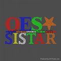 OES Eastern star hotfix rhinestone transfer