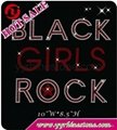 Black Girls Rock Hotfix Motif Rhinestone Transfer
