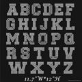 alphabet - style2 - Rhinestone Transfer 4