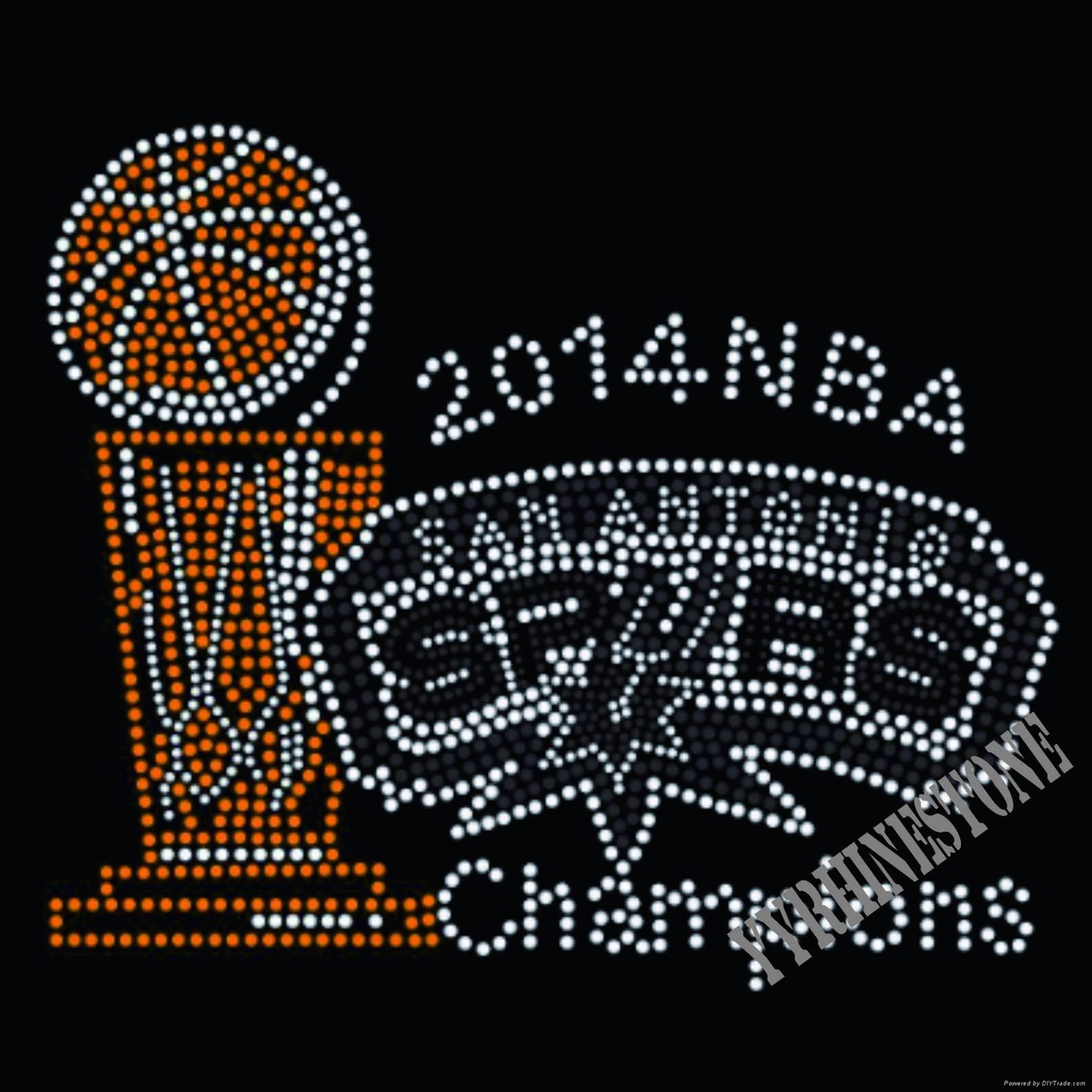 SPURS hotfix rhinestone transfers-1 5