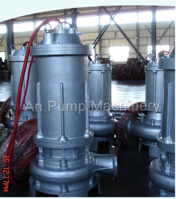 Vertial Centrifugal Submersible Sewage Pump 4