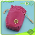 Shenzhen Wholesale Handmade Small Jewelry Velvet Bag With Logo Manufacturer 3