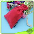 2014 China Mini Necklace Jewelry Custom Velvet Drawstring Nurses Pouch Bag Manuf 1