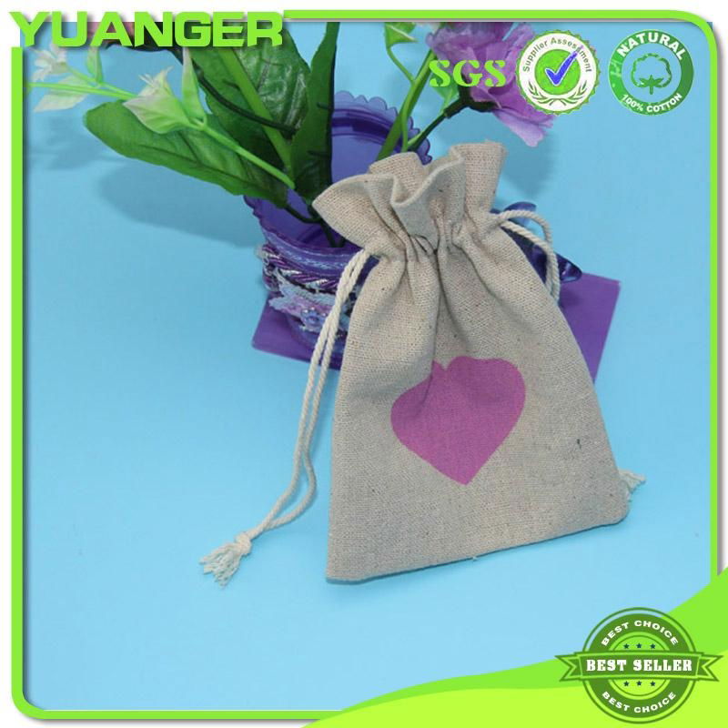 Favorable Price Small Gift Drawstring Linen Bags Manufacturer 2