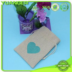 Favorable Price Small Gift Drawstring Linen Bags Manufacturer