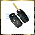 Toyota Camry 3 button  fan-shape  car key shell 3