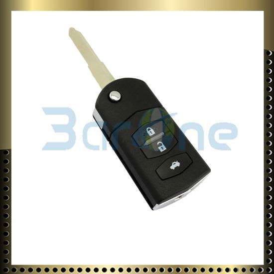 Mazda 3 button foldable flip key shell