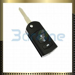 Mazda 3 button foldable flip key shell