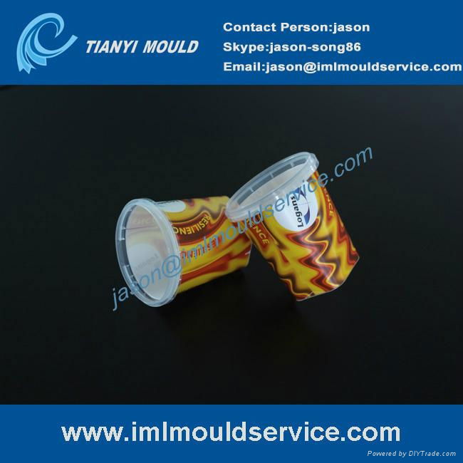 iml plastics mould tools, IML thin wall injection mold maker