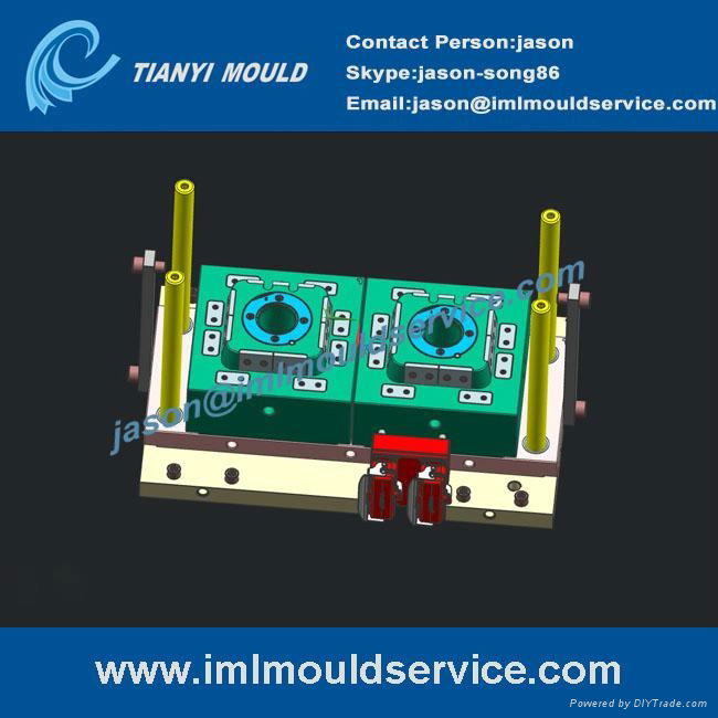 iml plastics mould tools, IML thin wall injection mold maker 2